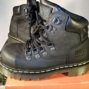 Doc Marten's Steel Toe Black Boots #639
